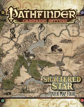 Paperback Pathfinder Campaign Setting: Shattered Star Poster Map Folio Book