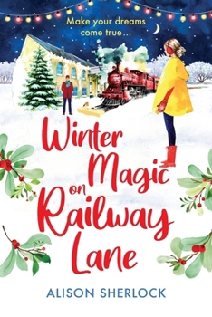 Paperback Winter Magic on Railway lane [Large Print] Book