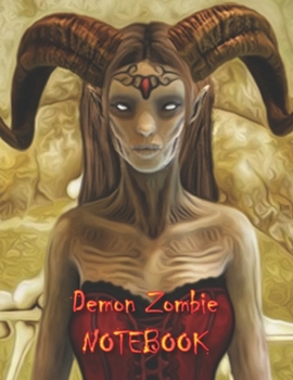 Paperback Demon Zombie NOTEBOOK: Notebooks and Journals 110 pages (8.5"x11") Book