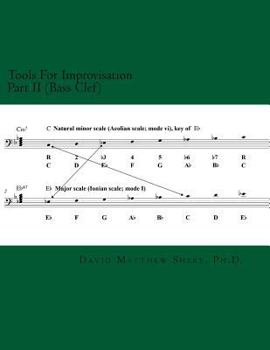 Paperback Tools For Improvisation Part II (Bass Clef): Minor scale modes and harmony Book