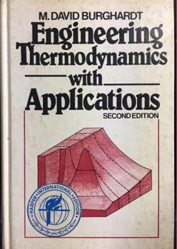 Hardcover Engineering Thermodynamics with Applications Book