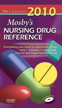 Paperback Mosby's Nursing Drug Reference [With CDROM] Book