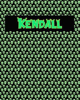 Paperback 120 Page Handwriting Practice Book with Green Alien Cover Kendall: Primary Grades Handwriting Book