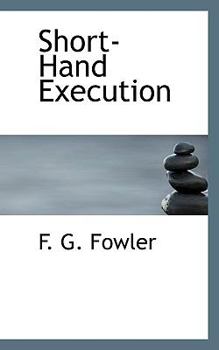 Paperback Short-Hand Execution Book