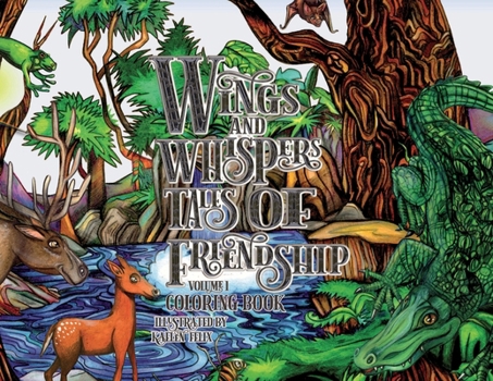 Paperback Wings and Whispers Tales of Friendship Volume 1 Coloring Book