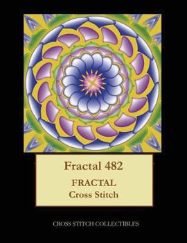 Paperback Fractal 482: Fractal cross stitch pattern [Large Print] Book