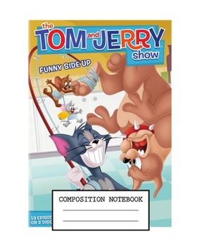 Composition Notebook: Tom and Jerry Soft Glossy Cover Wide Ruled Lined Pages Book 7.5 x 9.25 Inches 110 Pages