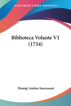 Paperback Biblioteca Volante V1 (1734) [Italian] Book