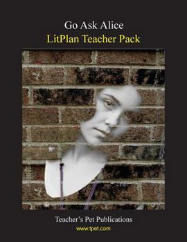 Paperback Litplan Teacher Pack: Go Ask Alice Book