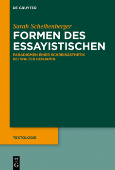 Hardcover Formen des Essayistischen [German] Book