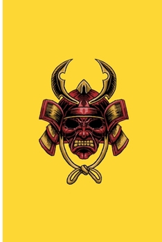 Japanese: Oni Mask Perfect Gift Dot Grid Notebook/Journal (6"x9")