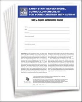Paperback Early Start Denver Model Curriculum Checklist for Young Children with Autism Book