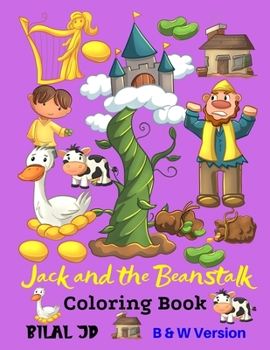 Paperback Jack and the Beanstalk Coloring Book: Activity Books For Kids Book