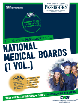 Paperback National Medical Boards (Nmb) (1 Vol.) (Ats-23): Passbooks Study Guide Volume 23 Book