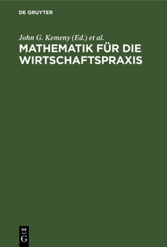 Hardcover Mathematik für die Wirtschaftspraxis [German] Book