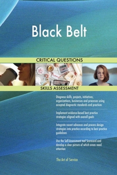Paperback Black Belt Critical Questions Skills Assessment Book