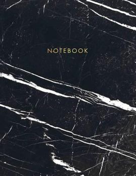 Notebook: Classic Black and White Marble with Gold Lettering - Marble & Gold Journal | 150 College-ruled Pages | 8.5 x 11 - A4 Size (Marble and Gold ... - Journal, Notebook, Diary, Composition Book)