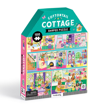Misc. Cottontail Cottage 100 Piece House-Shaped Puzzle Book