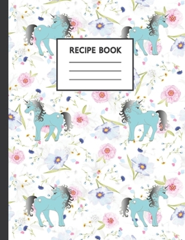 Paperback Recipe Book: Cute Cookbook To Use At Home Or For School Cooking Classes Book