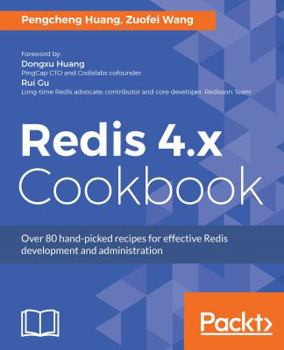 Paperback Redis 4.x Cookbook Book