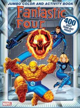 Paperback Fantastic Four Jumbo Color & Activity Book