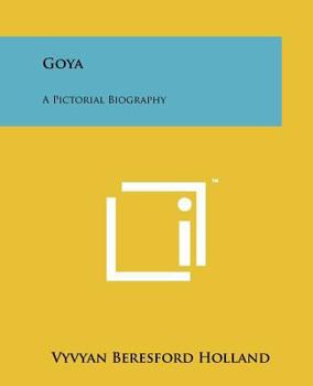 Paperback Goya: A Pictorial Biography Book