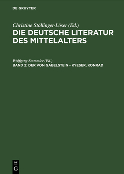 Hardcover Der Von Gabelstein - Kyeser, Konrad [German] Book