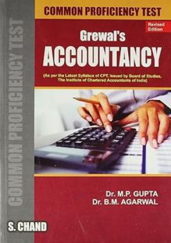 Paperback Grewals Accountancy: Common Proficiency Test Gupta, M. P. and Agarwal, B. M. Book