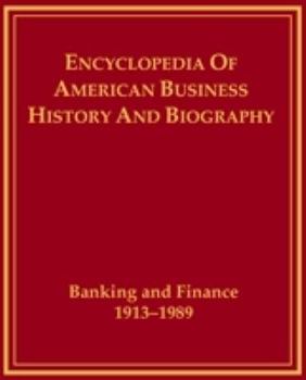 Hardcover Banking and Finance, 1913-1989 Book