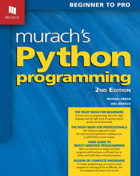 Paperback Murach's Python Programming (2nd Edition) Book