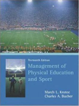 Hardcover Management of Physical Education and Sport Book