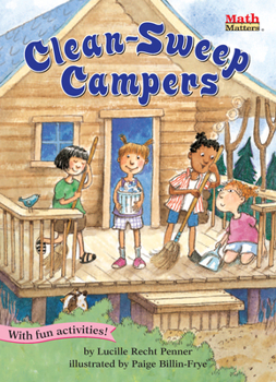 Paperback Clean-Sweep Campers: Fractions Book