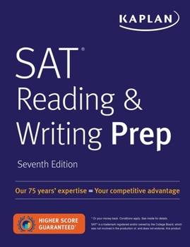 Paperback SAT Reading & Writing Prep Book