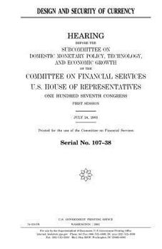 Paperback Design and security of currency Book