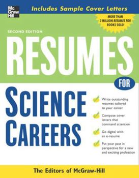 Paperback Resumes for Science Careers Book