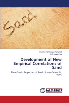 Paperback Development of New Empirical Correlations of Sand Book