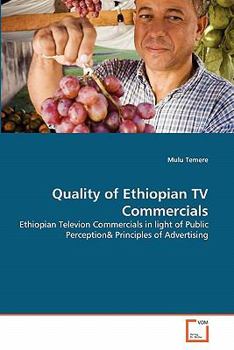 Paperback Quality of Ethiopian TV Commercials Book