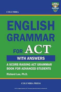 Paperback Columbia English Grammar for ACT Book