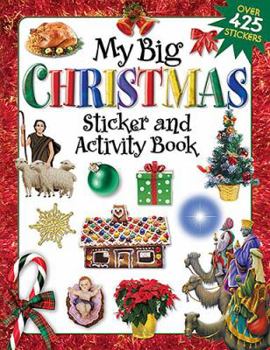Paperback My Big Christmas Sticker and Activity Book