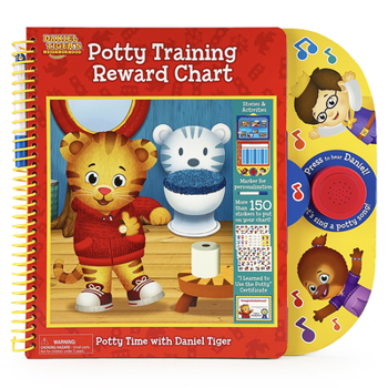 Hardcover Daniel Tiger Potty Training Reward Chart Book