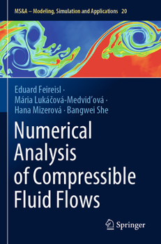 Paperback Numerical Analysis of Compressible Fluid Flows Book