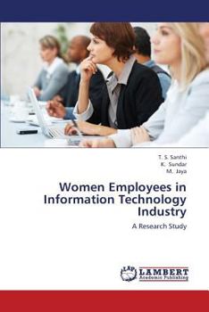 Paperback Women Employees in Information Technology Industry Book