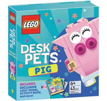 Hardcover Lego(r) Books. Desk Pets: Pig Book