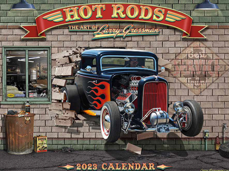 Calendar Cal 2023- Hot Rods & Kustoms Book