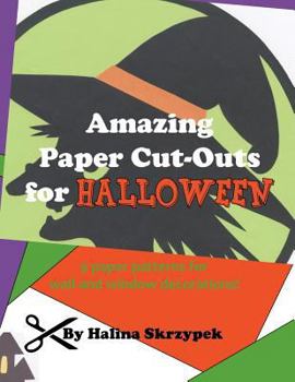 Paperback Amazing Paper Cut Outs for Halloween Book