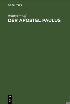 Hardcover Der Apostel Paulus [German] Book