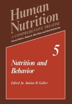 Hardcover Nutrition and Behavior (Human Nutrition) Book