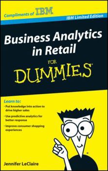 Unknown Binding Business Analytics in Retail For Dummies Book