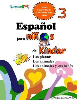 Paperback Espa?ol para ni?os de Kinder 3 Book