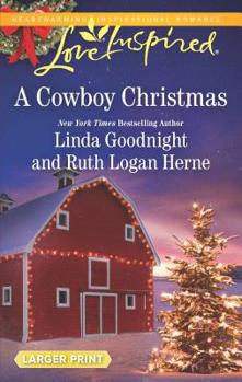 Mass Market Paperback A Cowboy Christmas: An Anthology [Large Print] Book